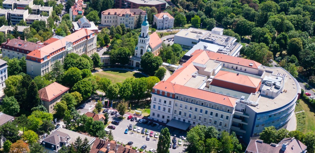 Orthopädisches Spital Speising aus der Luft